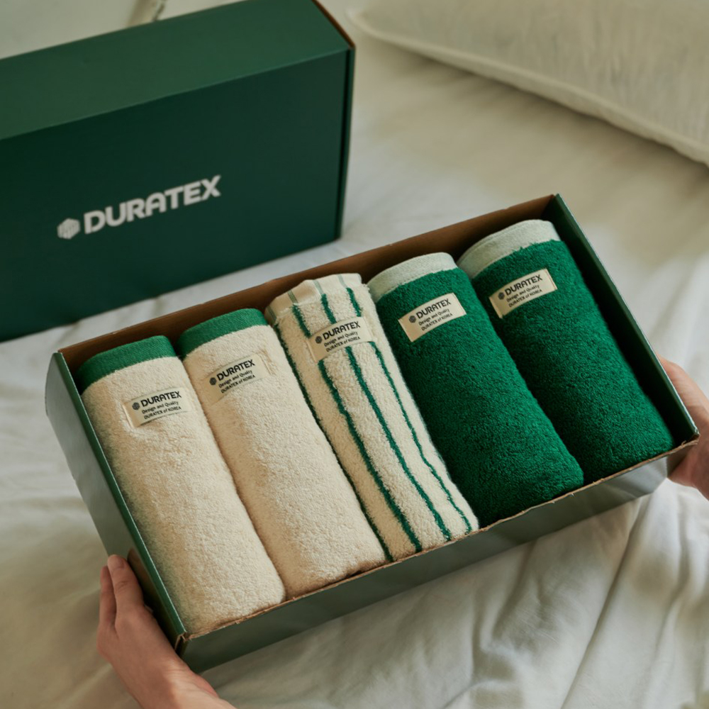 듀라텍스 아르벨라 타월 화이트 2p + 스프라이트 + 그린 2p 세트 200g, 1세트, 화이트, 화이트, 스프라이트, 그린, 그린 44,900원