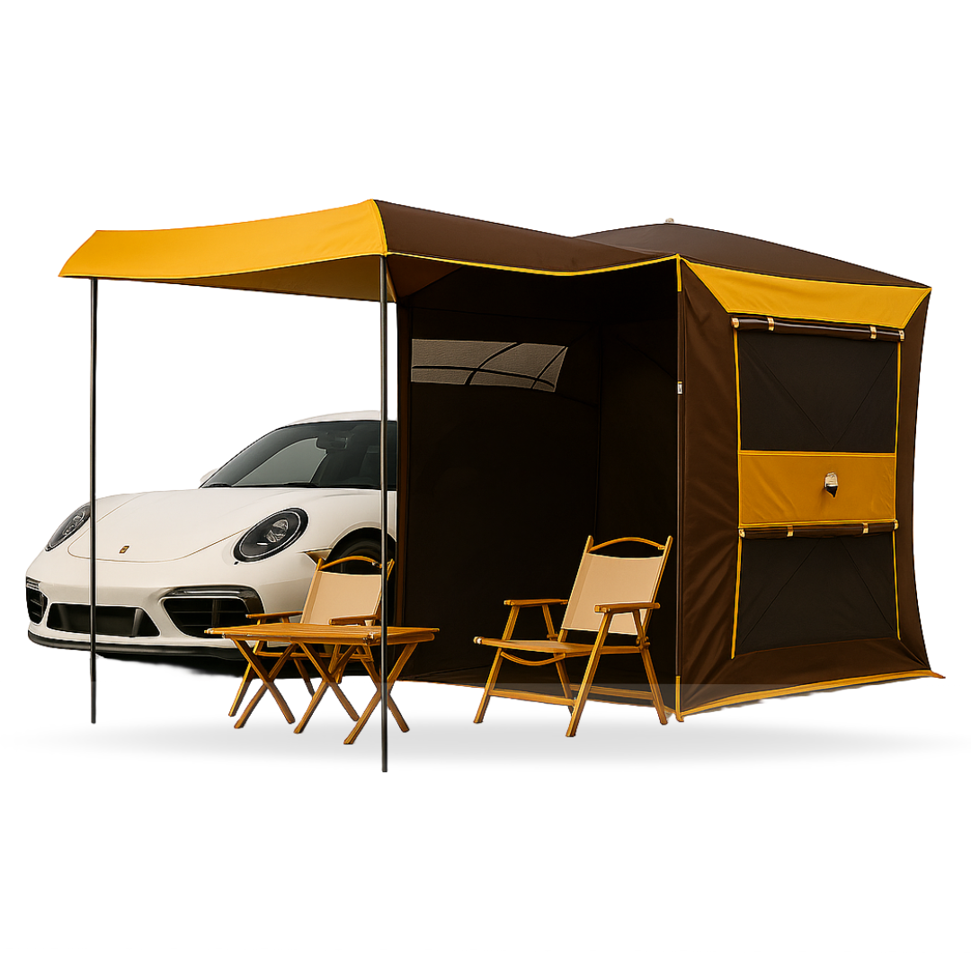 칼리도 suv호환 차박텐트 차량도킹텐트 차박꼬리텐트 트렁크, 브라운 440,000원