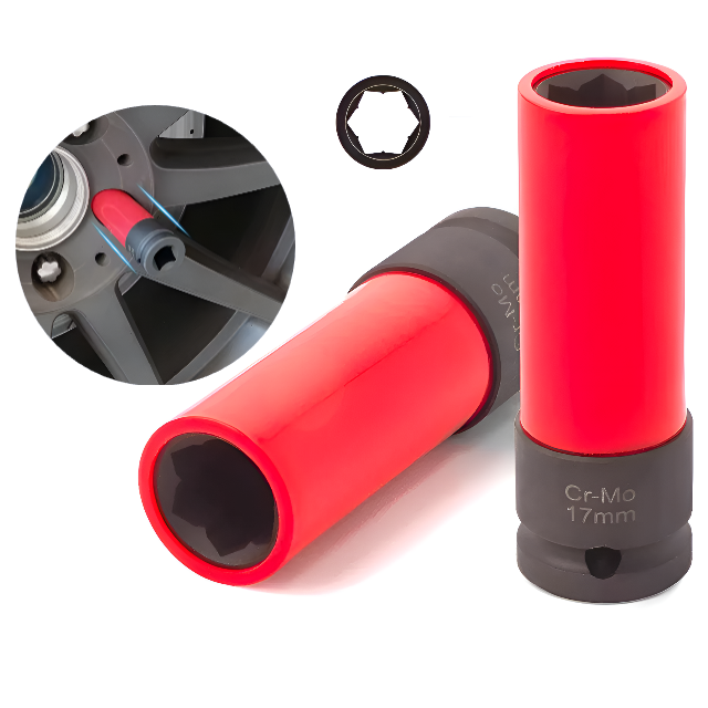 1/2 벤츠(전용) 고급 복스커버형 휠너트 소켓 17MM 휠복스알 4,200원