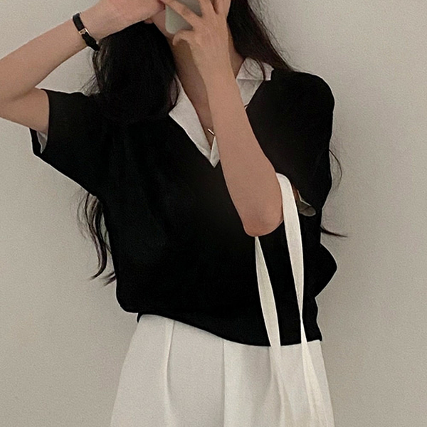 여성 의류  허리 스트랩 카라 브이넥 롱 TDB-NM-0210 76,080원