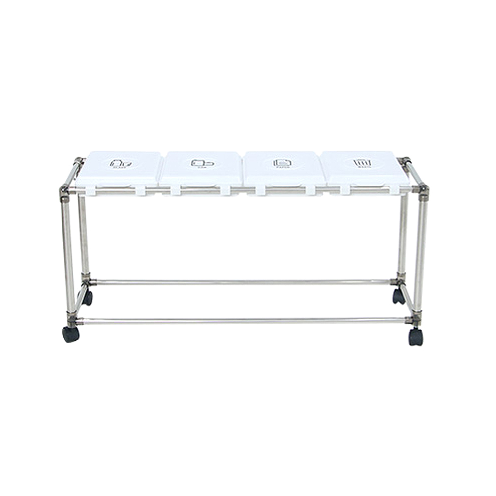 리빙해피 클링 화이트 미니 분리수거함 4p + 분리수거함 전용스티커 25,710원