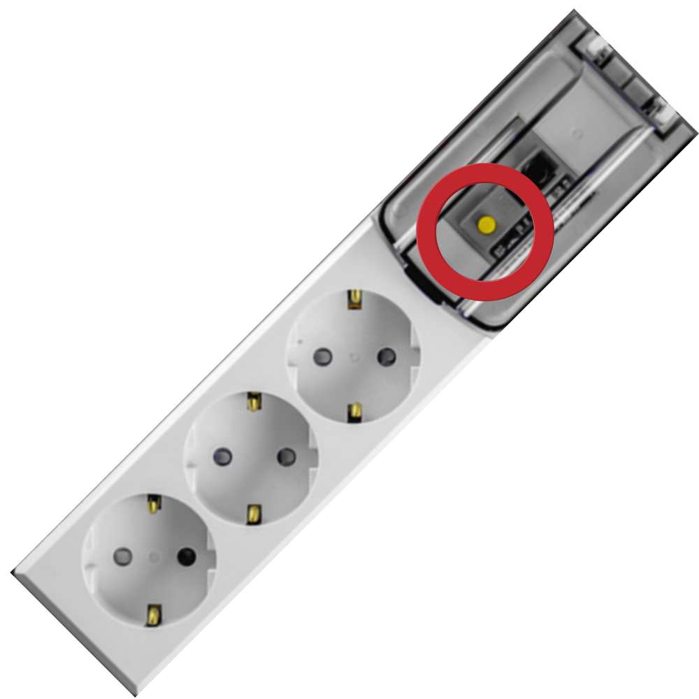 에어컨용 에어콘전용 고용량 멀티탭 누전차단, 1.5m, 1개, 화이트 24,000원