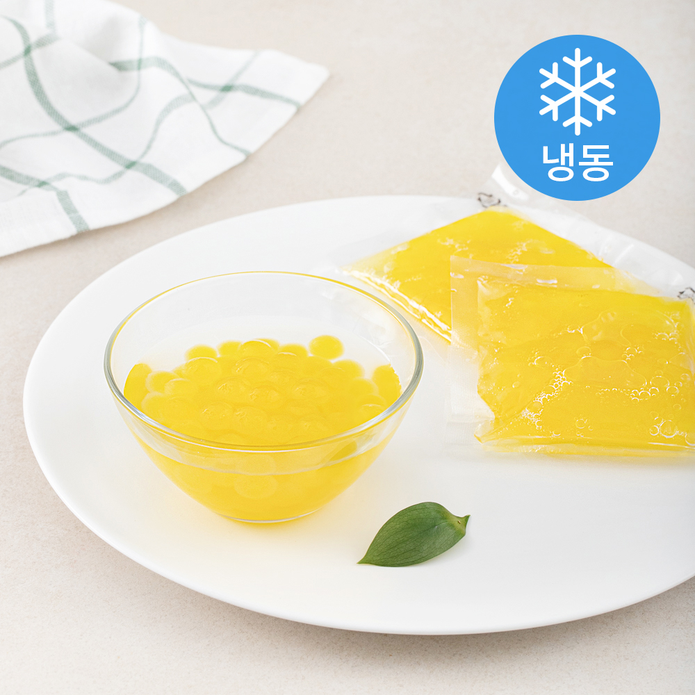 [로켓프레시] 버블펄스 망고 타피오카 펄 (냉동), 60g, 25개 27,900원