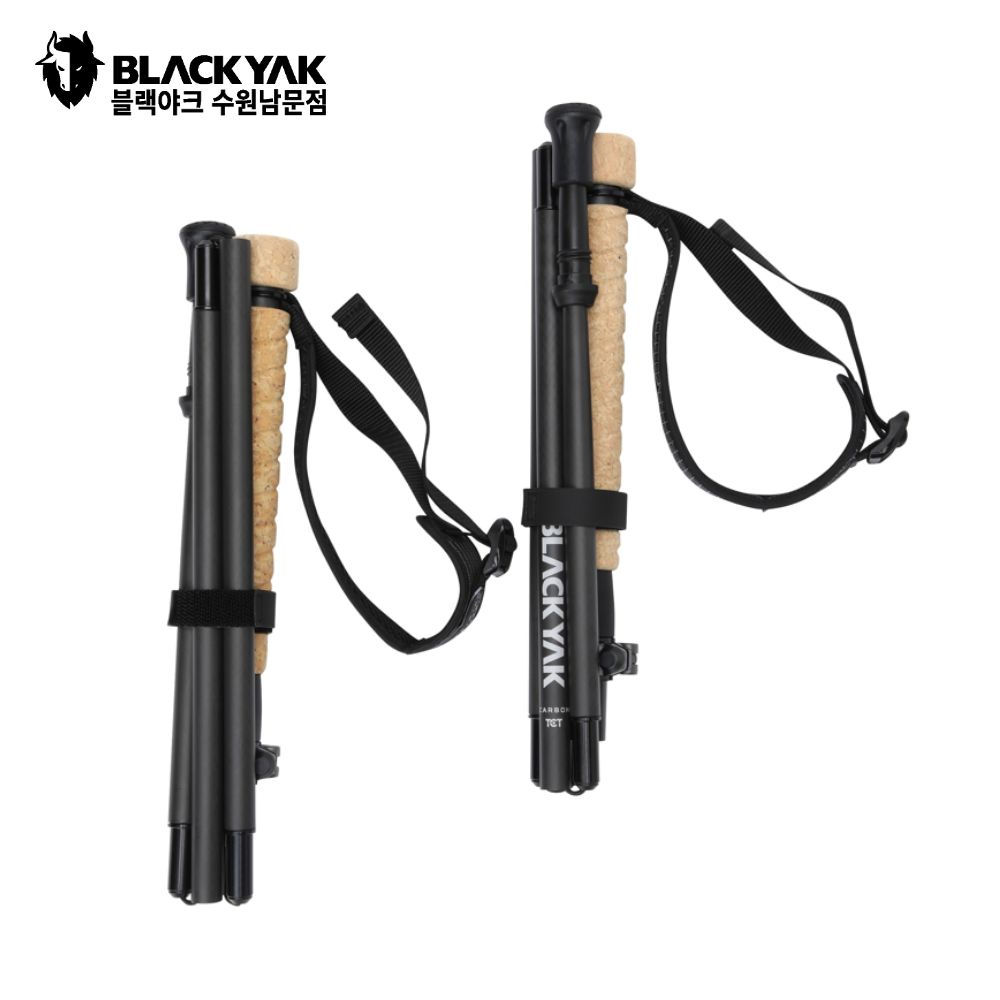 블랙야크 6단폴딩카본SET스틱C_125 접이식 카본 초경량 짧은 6단 세트 스틱, 2개, 차콜 254,200원