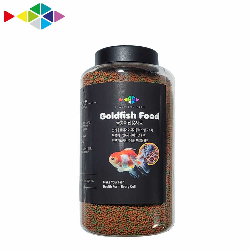 레인보우 금붕어 사료 1000ml/350g 7,000원