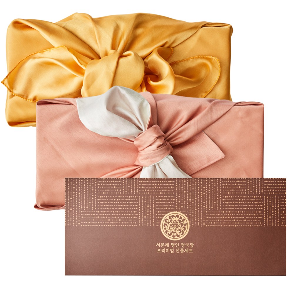 [서일농원] 서분례명인 청국장3종 프리미엄 선물세트(황금색), 110g, 10개 54,910원
