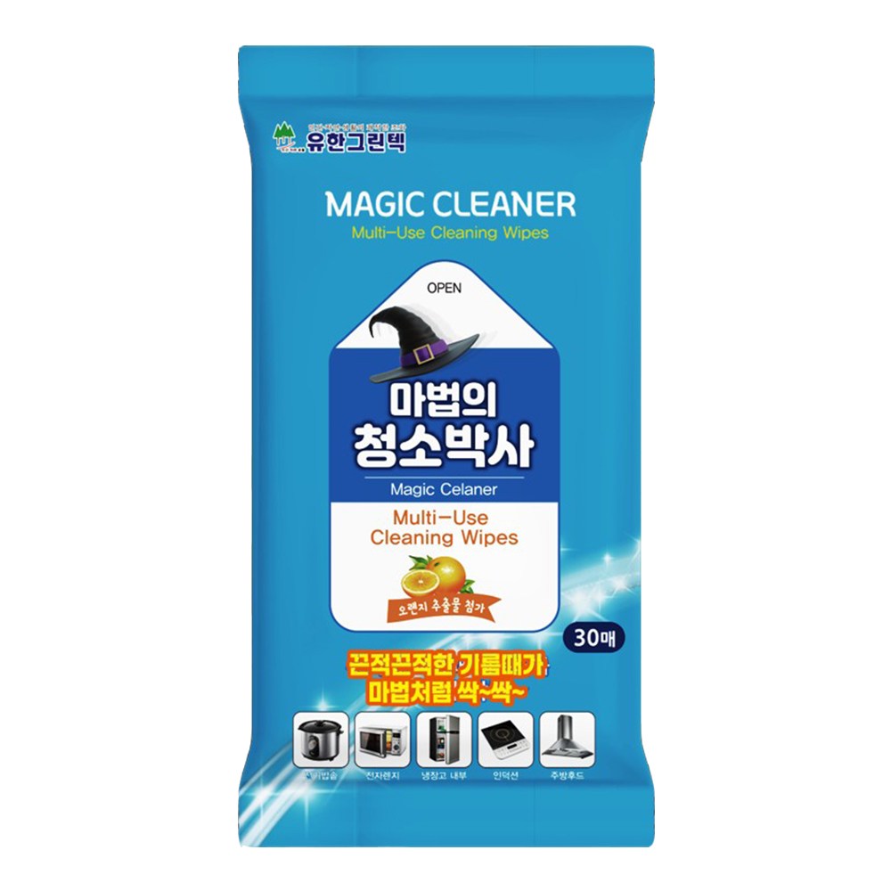 [유한] 마법의 청소박사 크리너 스티커형 30매 60개 1박스, 60개 93,750원