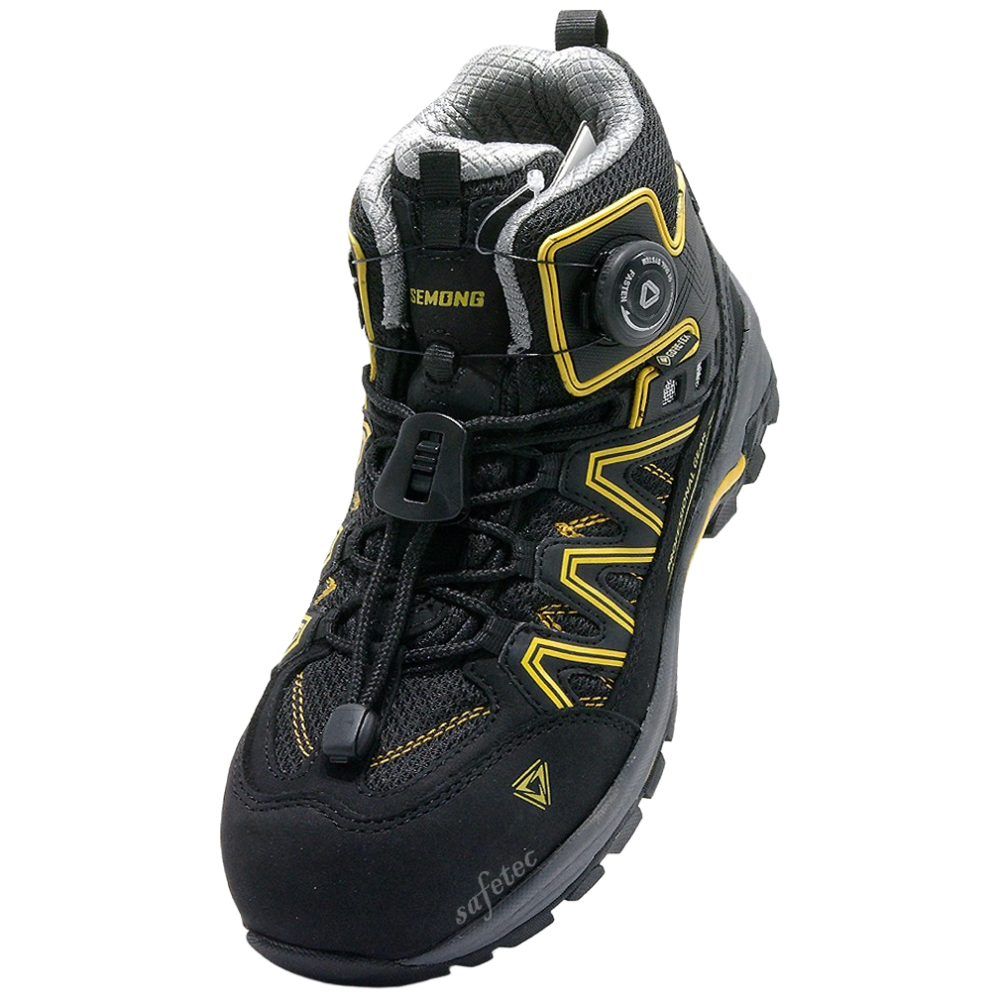 고어텍스 방수 투습 통풍 절연화 3만볼트 다이얼 발목높은 블랙 옐로우 안전화 경량 발편한 KCS인증 발보호 토우캡 쿠션깔창 남자 여성 작업화 125,000원