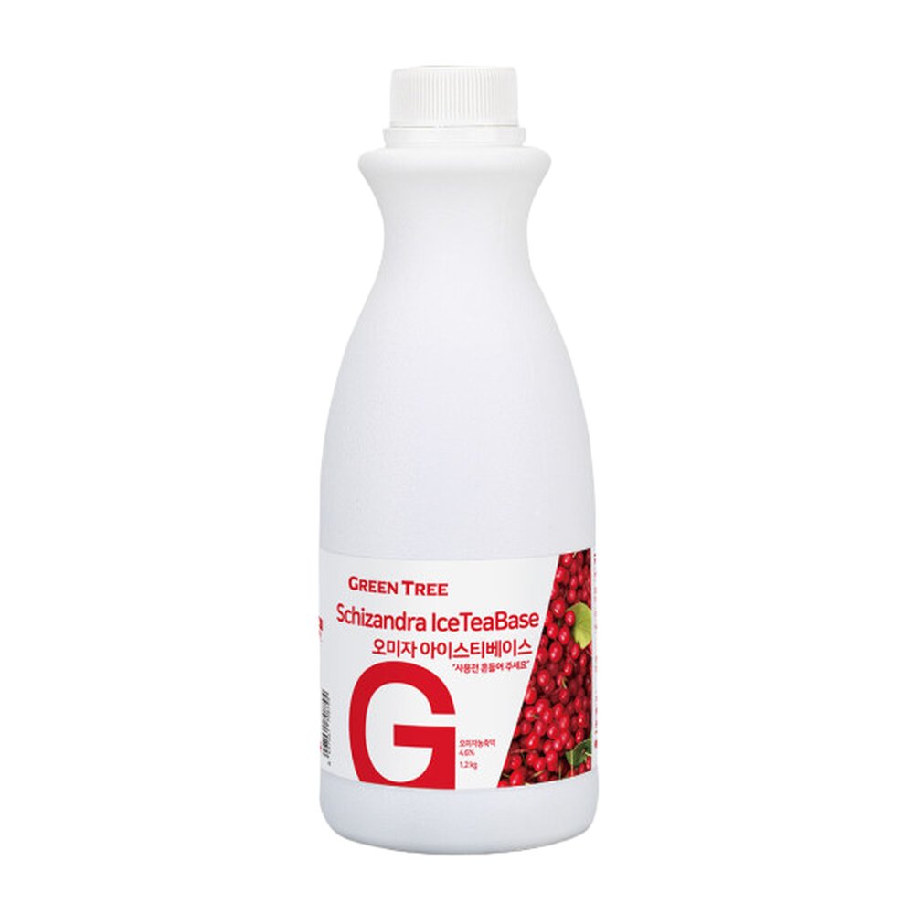 그린트리 오미자 아이스티 베이스 (1.2kg) 30,290원