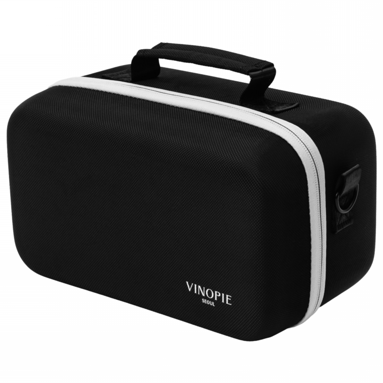비노파이 2P 우븐 하드쉘 스템리스 리델 오 와인잔 케이스 / 와인잔 보호 휴대용 가방 캐리어 트래블백, 1개, 실버그레이 54,900원