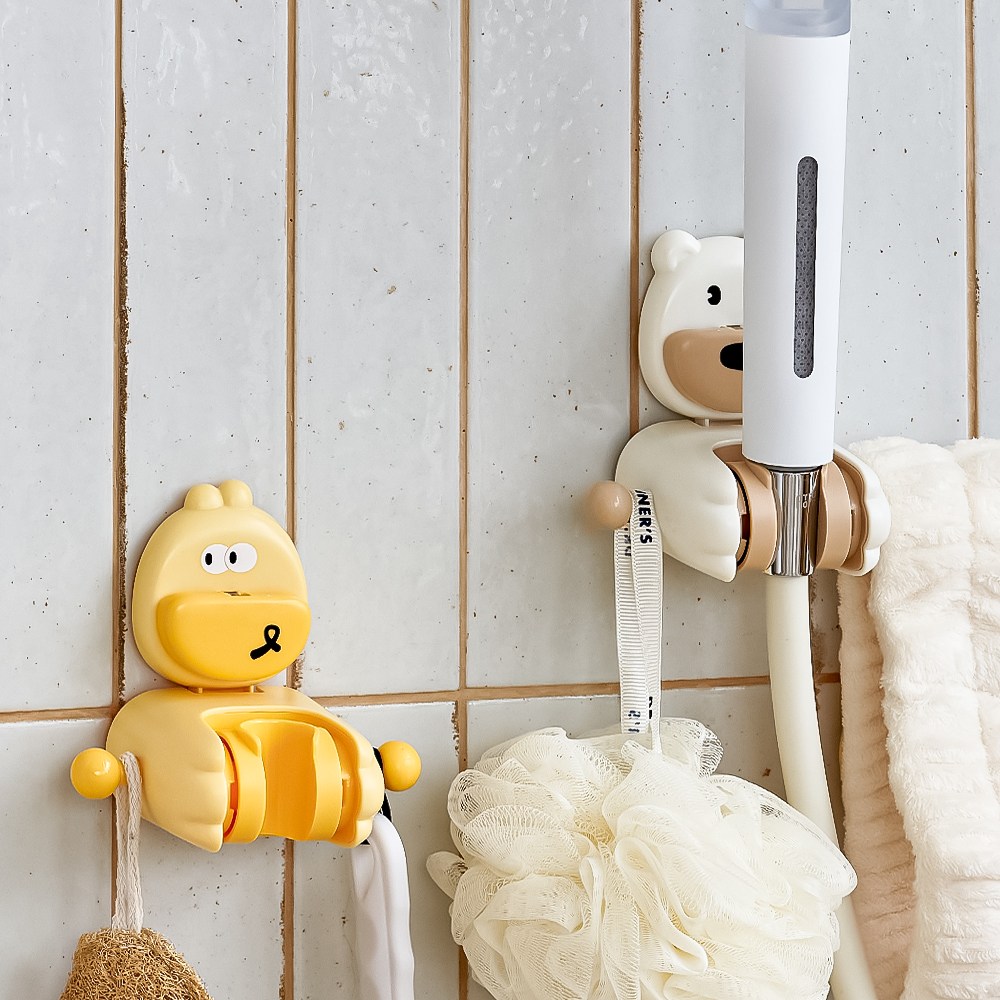 아토퓨어 초강력 흡착식 무타공 샤워기 거치대 홀더 각도조절 캐릭터 18,800원