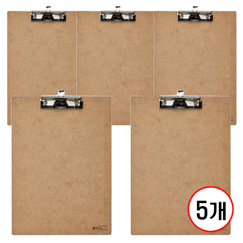 문화 클립보드(F924-7/상철), 5개, MDF 24,000원