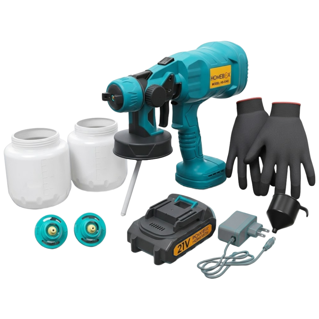 [뮤트빈] 홈박스 자동분사 페인트킹 페인트 도색 전기 스프레이건 후끼, 1세트 128,000원