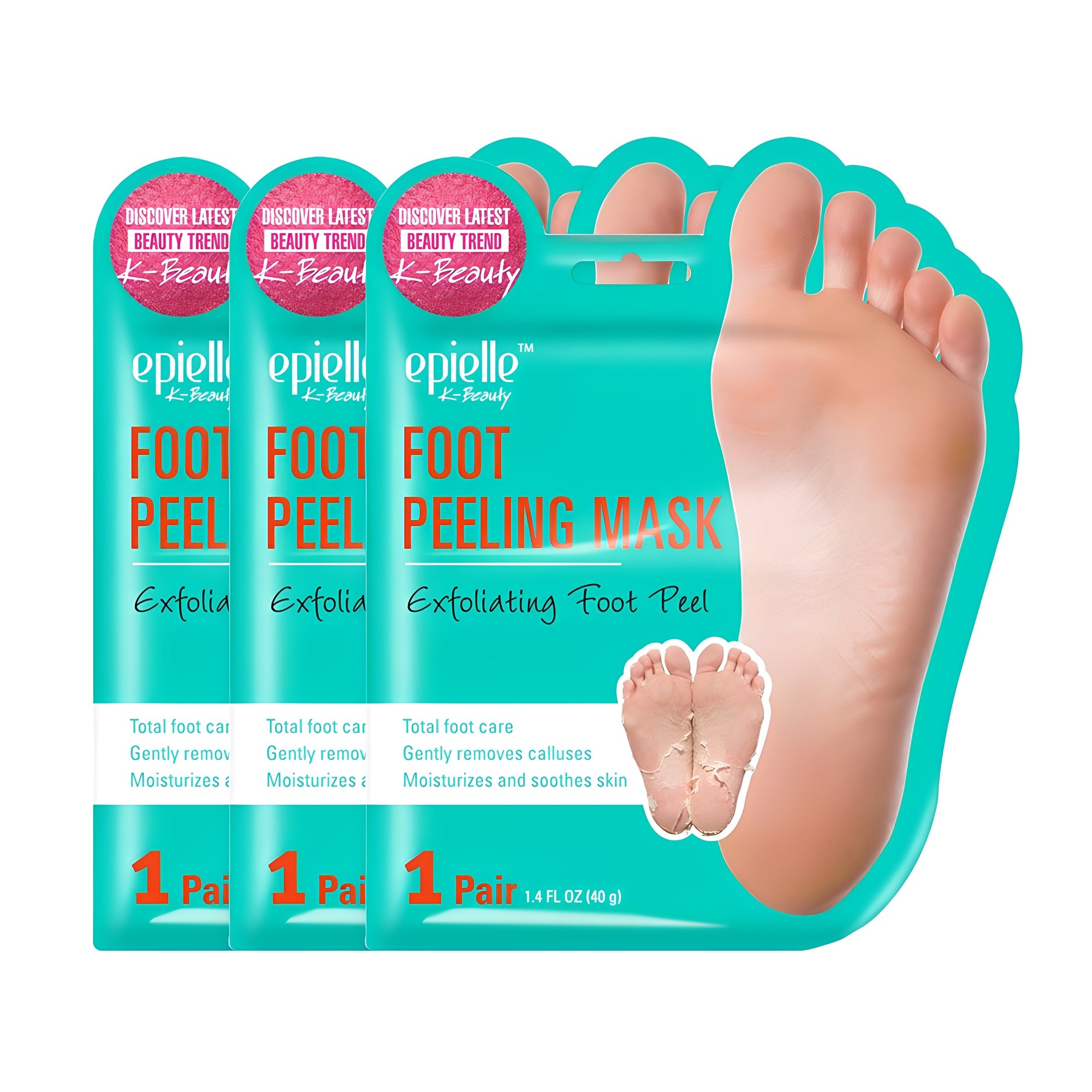 에피엘르 풋필링 마스크팩, 2개입, 3개, 40g 7,800원