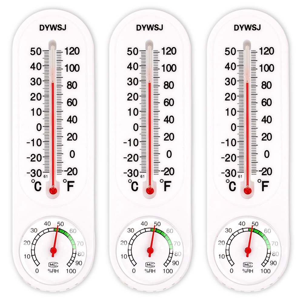 3P 벽걸이 플라스틱 온습도계 아날로그온습도계 5,900원