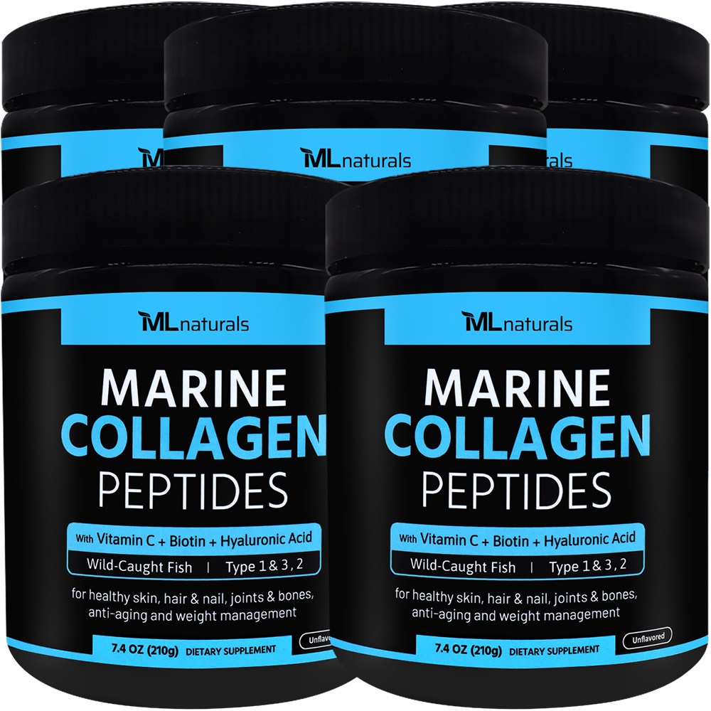 [미국번개배송] 2025 리뉴얼 착한명품 마이라이프 내추럴스 저분자 피시 콜라겐 마린 콜라겐 펩타이드 (비오틴,히알루론산,비타민C) 7.4 OZ 5병 106,900원