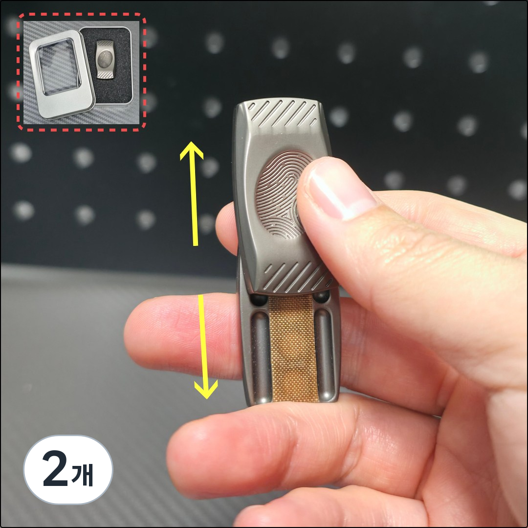 2026 NEW 금속 슬라이드 스트레스해소 키덜트 장난감 선물, 피젯스피너, 2개 25,710원