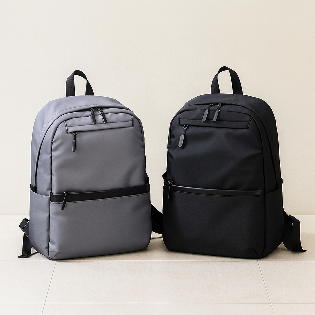 OnB 남녀공용 방수 백팩 노트북 수납 캐리어거치 데일리 가방 13,200원