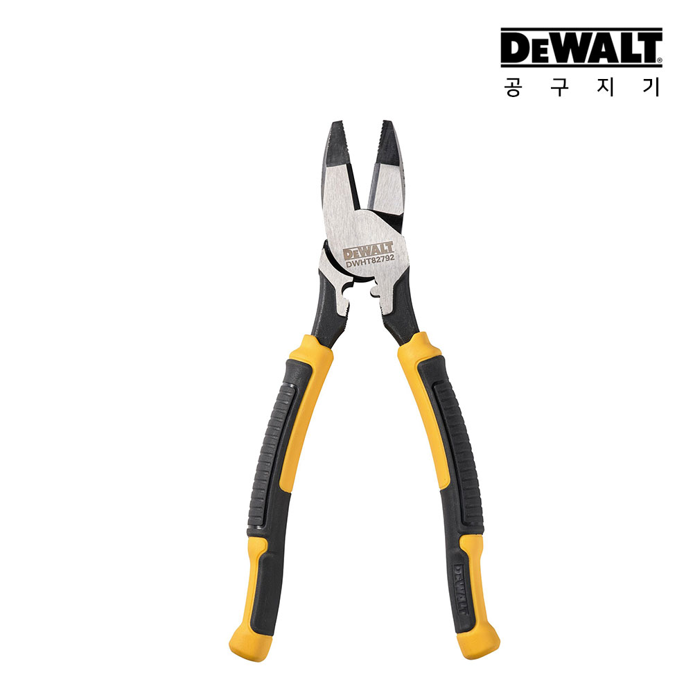 디월트 DWHT82792-0 레이저 하드닝 전공 압착펜치 논슬립 225mm 22,290원