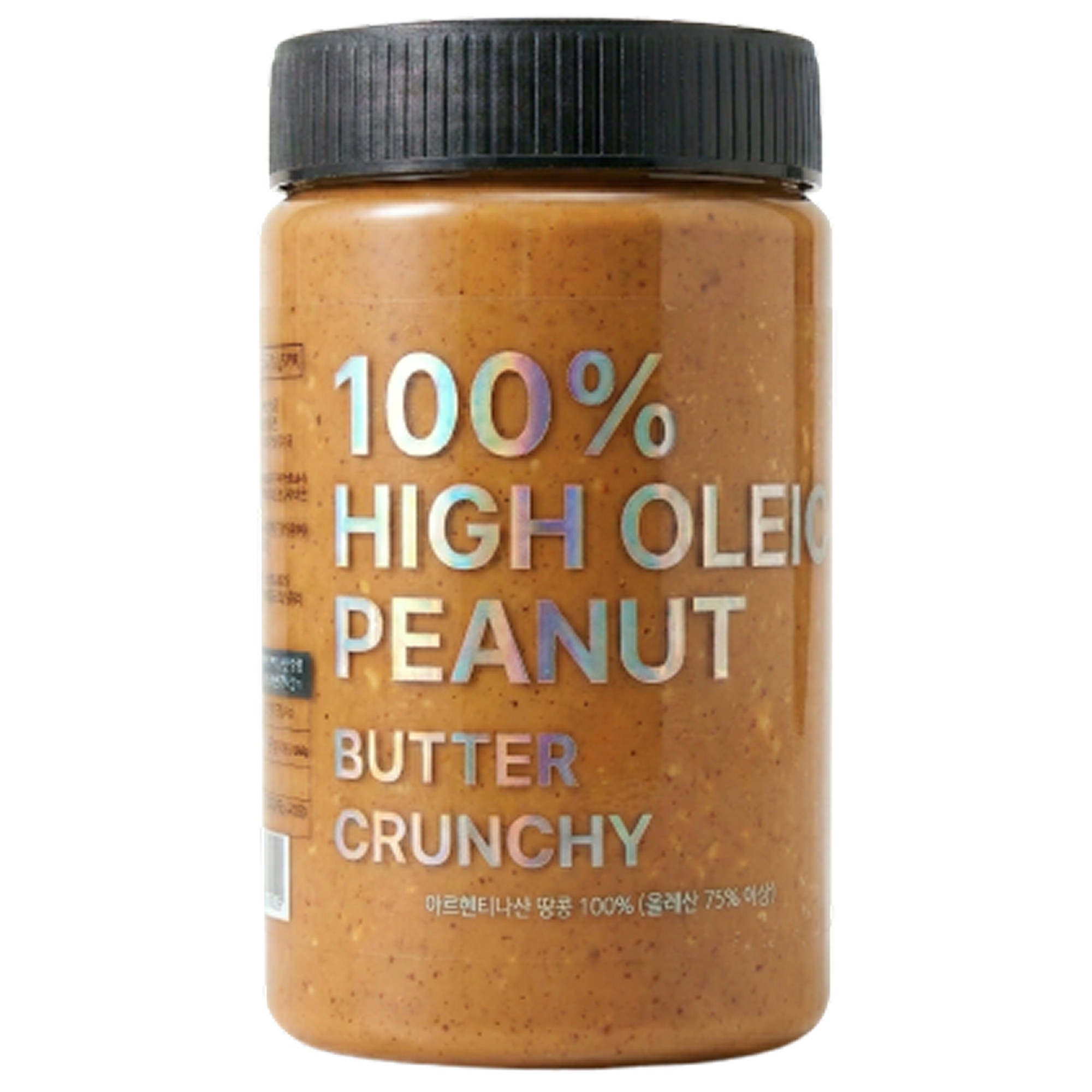 퓨어올레 땅콩버터 하이올레익 100% 무첨가 무가당 크런치 땅콩버터, 500g, 1개 15,700원