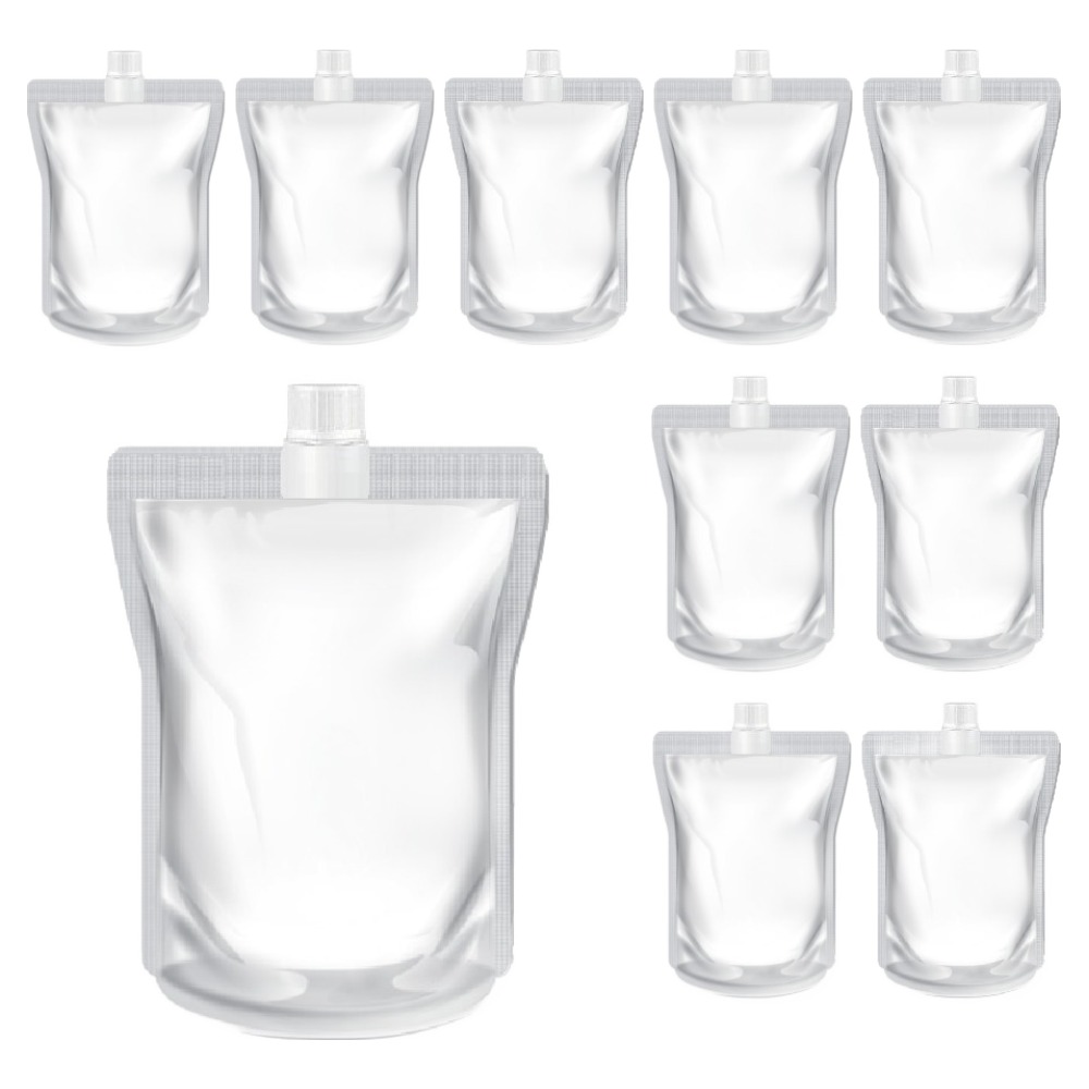 요리를그리다 테이크아웃 음료 투명 스파우트 파우치 300ml 12 x 18 cm, 소(S), 1개입, 10개 5,000원