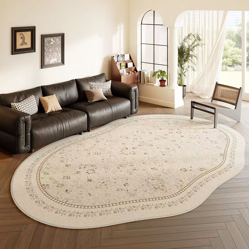 Radearl 빈티지 프렌치 워셔블 러그 인조양모 쇼트파일 거실 카페트 북유럽 비정형 침대 카펫 55,800원