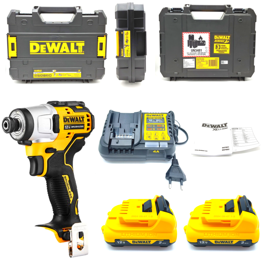 디월트 DCF801D2 임팩드라이버 12V 2.0Ah 배터리2개 풀세트 199,000원