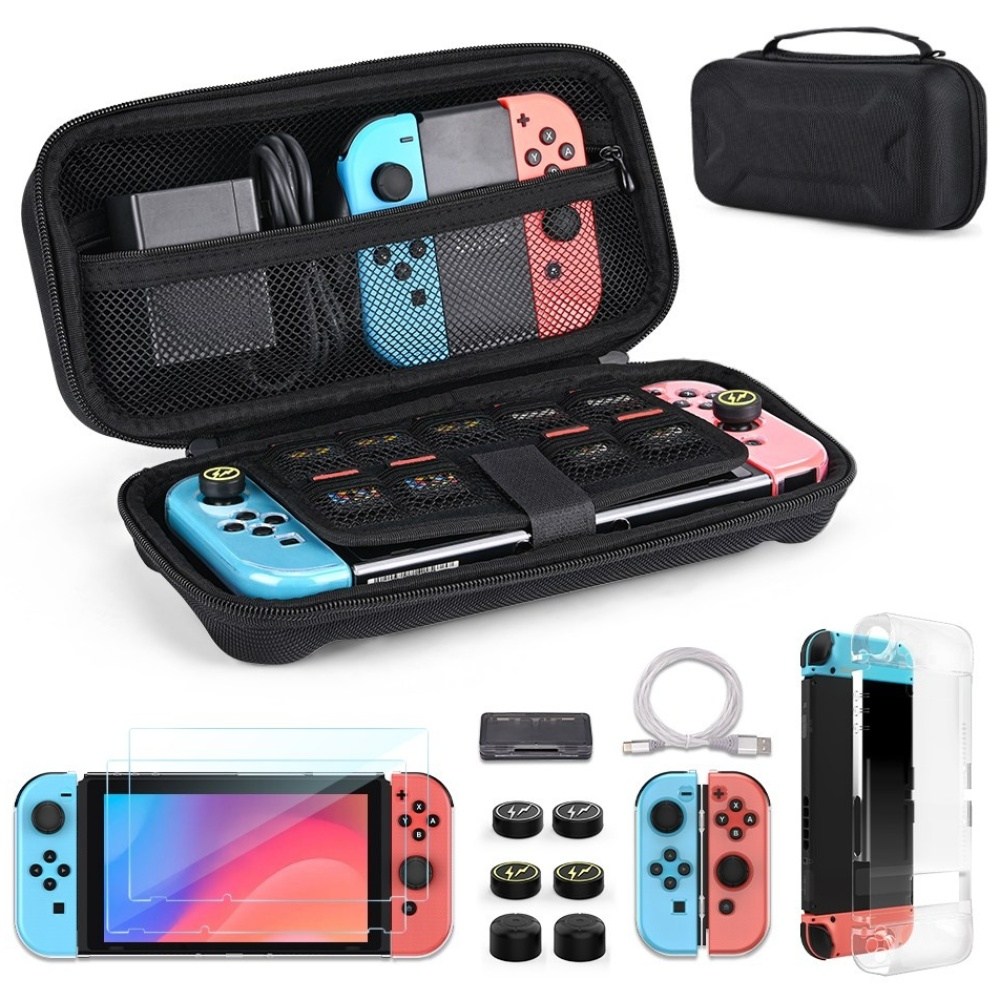 Younik 닌텐도 스위치 14in1정품액세서리세트+디럭스에디션보관가방 15,000원