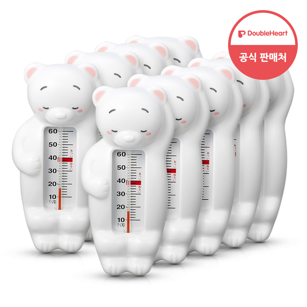 더블하트 신생아 탕온계 아기 욕조 물온도계(북극곰) 80,100원