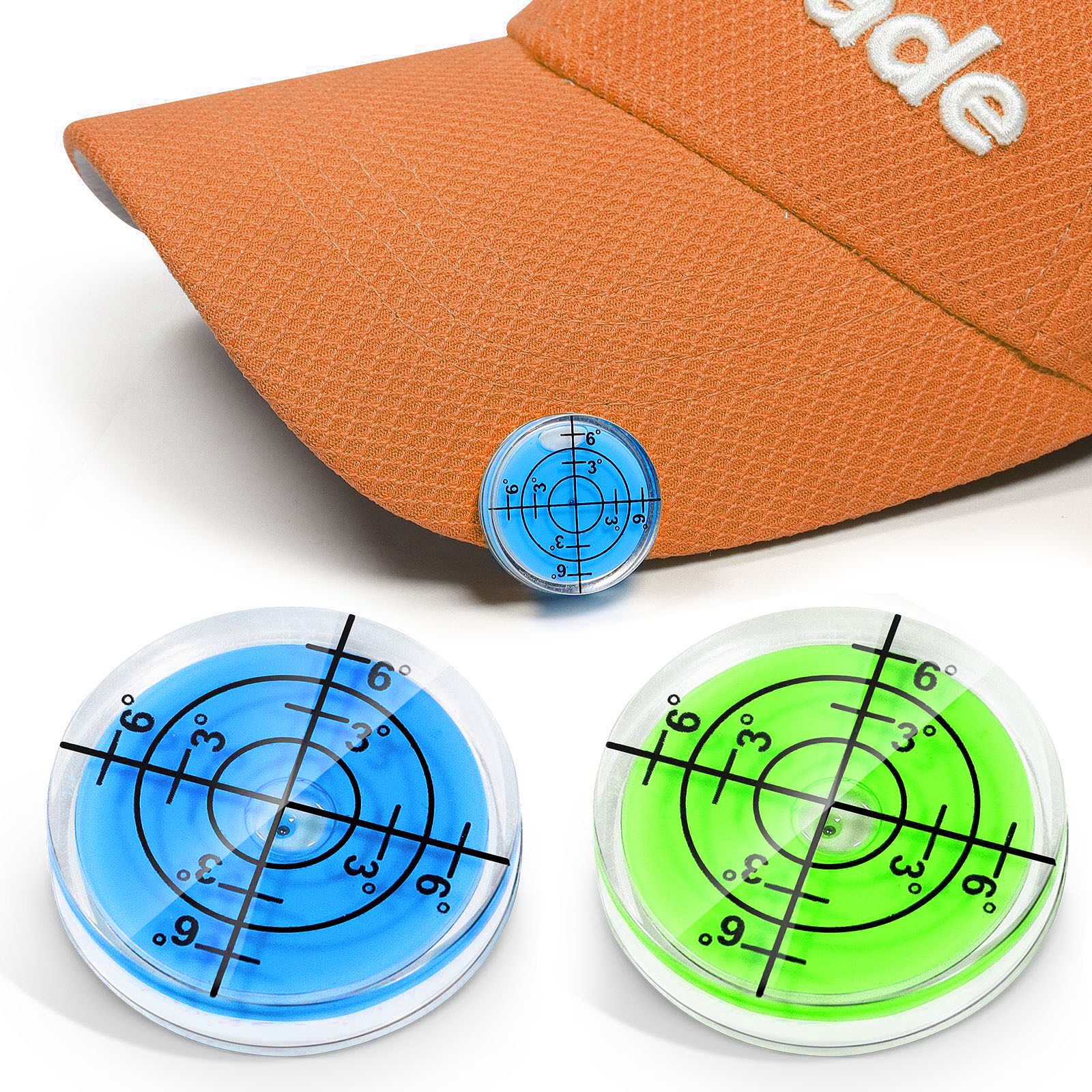 골타 골프 수평 볼마크 자석 클립포함 그린 경사도측정 1+1, 1개, 블루+그린 9,800원