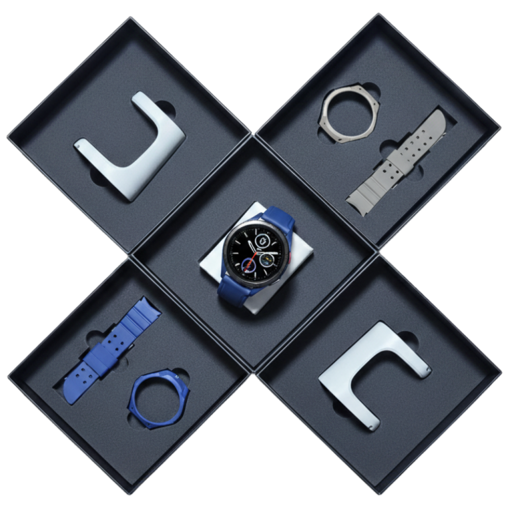 삼성 갤럭시워치5 프로 45mm 스트랩 풀커버 스타일링 팩 오리지널팩 거치대갤럭시워치8호환, 네이비 6,700원