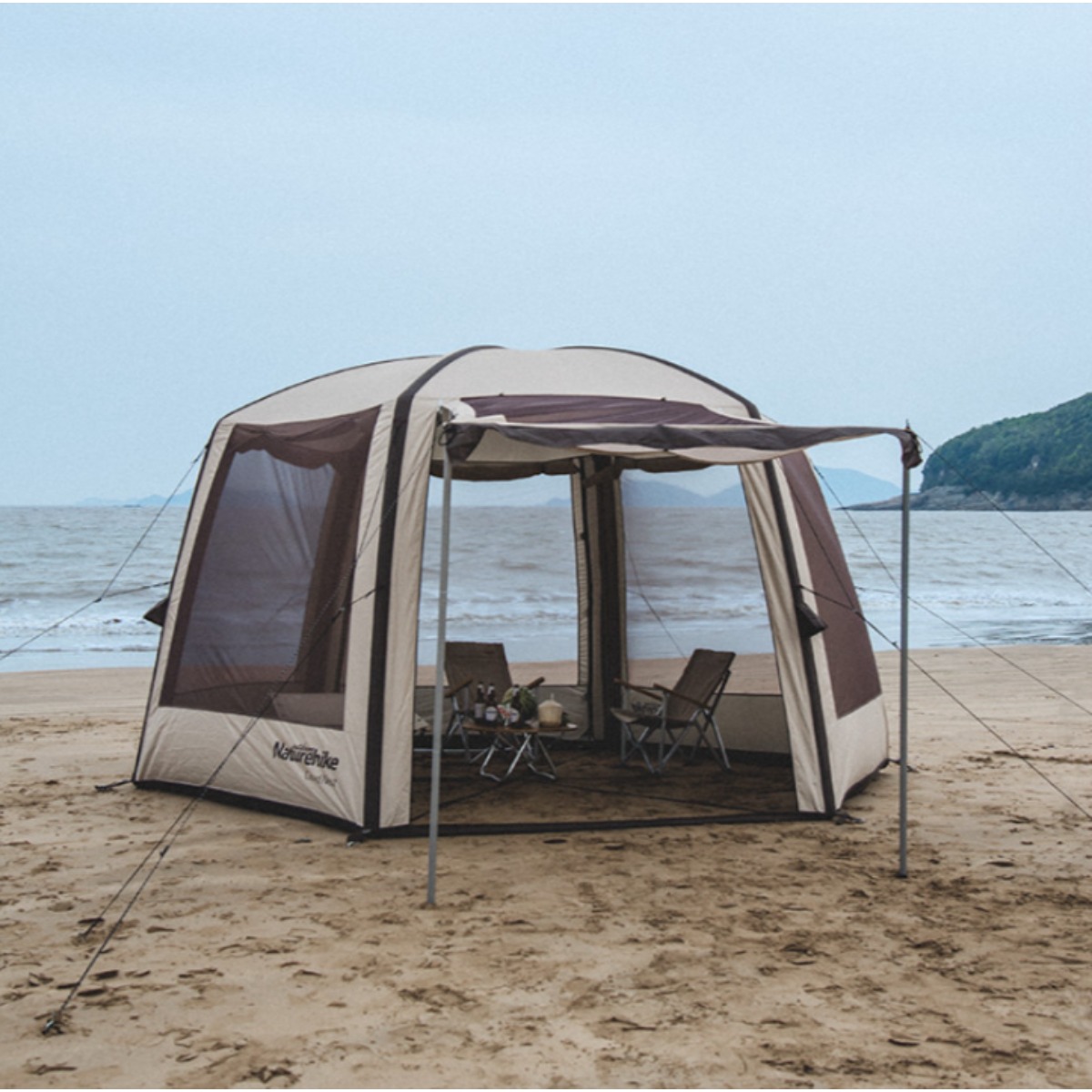 국내배송 네이처하이크 NH 에어텐트 쉘터 차박 리빙 돔 쉘터 에어 캠핑 육각 텐트 530,000원