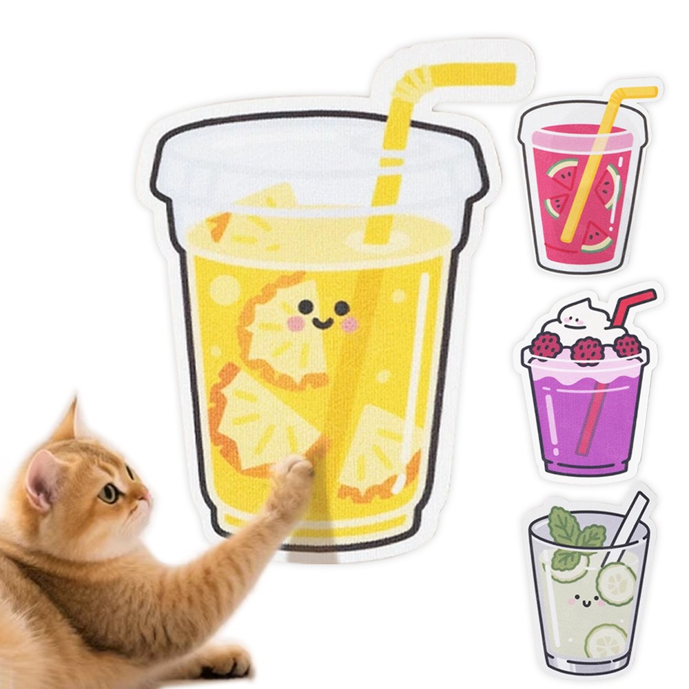 NUTRIVIO 고양이 장난감 리필 평판 부착형 수직 고양이스크래쳐 장난감, 1개, 그린 11,000원