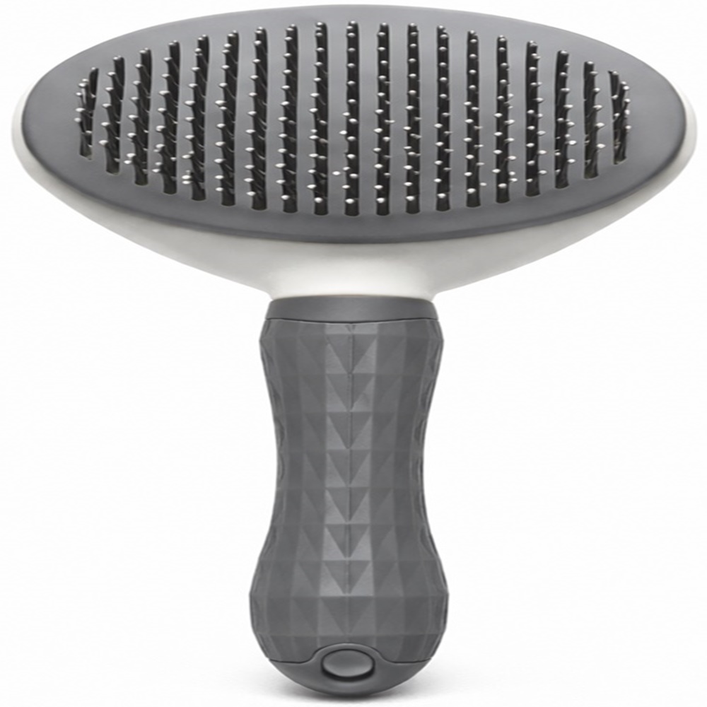 이보다 원터치 애견브러쉬 안아픈 강아지빗 말티푸 비숑 강아지 고양이 겸용, 1개, 그레이 6,700원