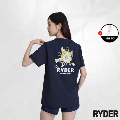 라이더 티셔츠 배드민턴 반팔 상의 2026RC-6 코튼티 남녀공용 40,000원