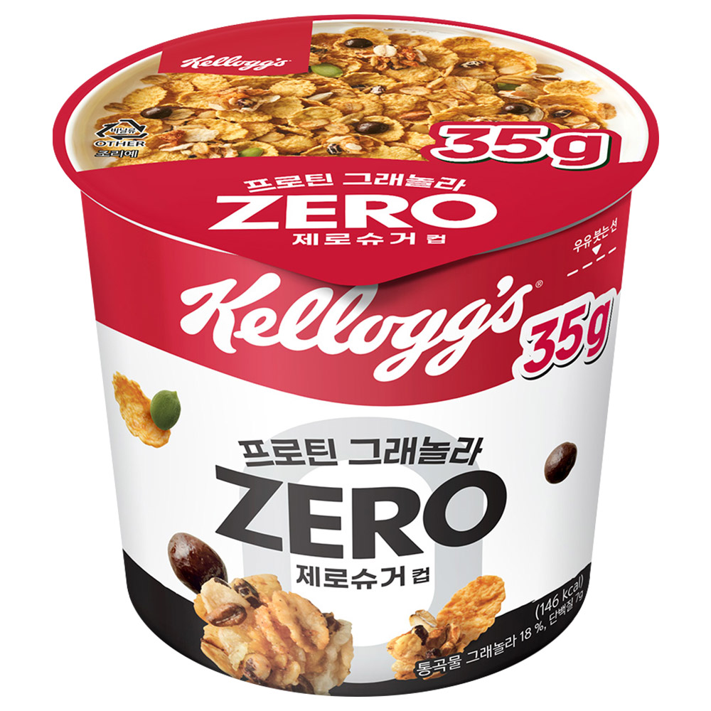 켈로그 프로틴 그래놀라 제로슈거 컵 시리얼 4,990원