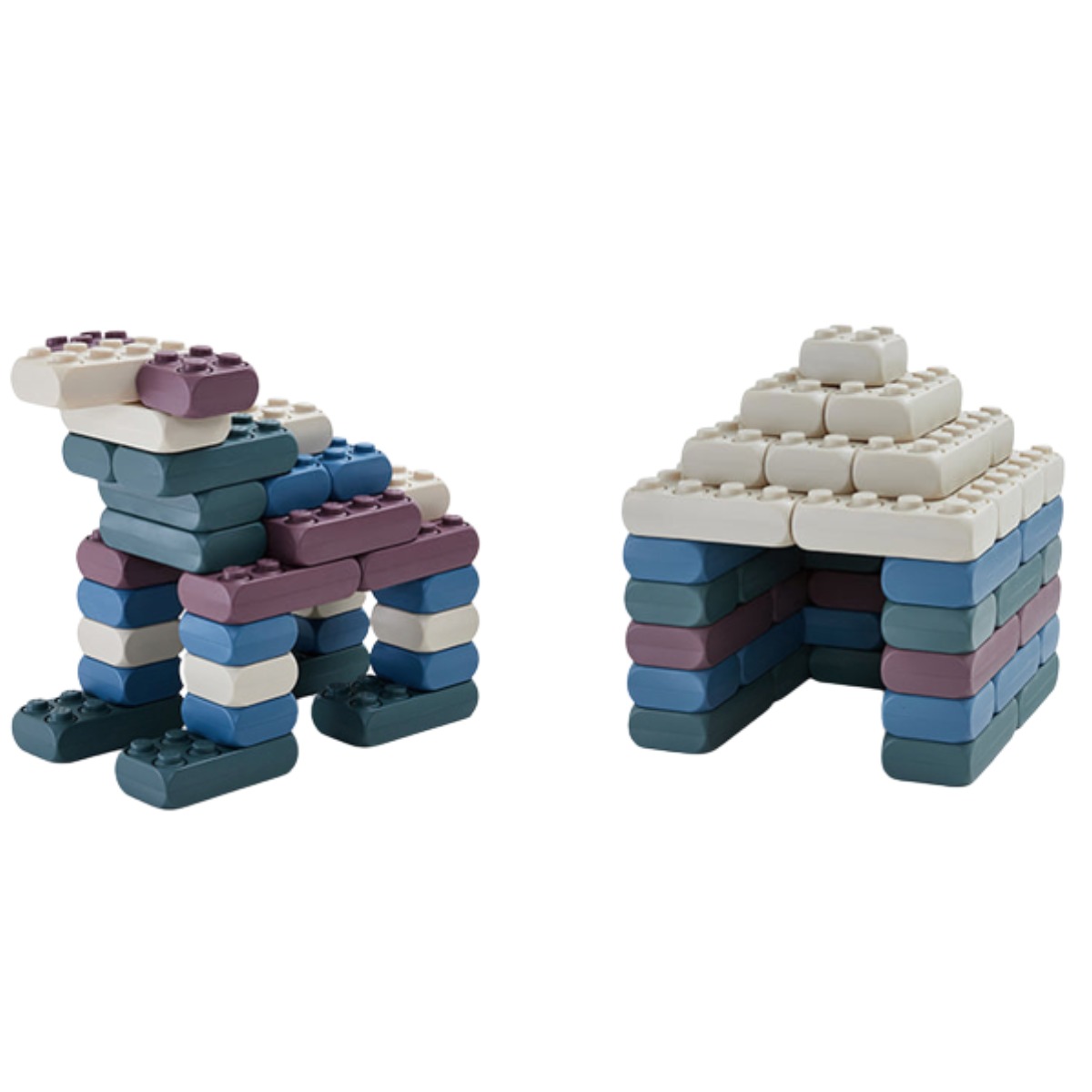 [카슈카슈] 무한 상상력과 상상력 쑥쑥 헤이즐빅블록 (A세트) 유치원교구 어린이집교구 소프트교구, 1개 256,500원