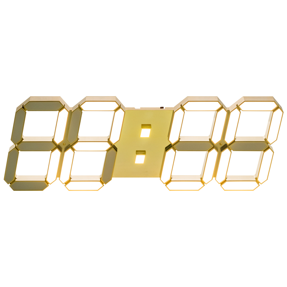 국산 금장 24K 금도금 38cm 3D LED벽시계 디지털 LG전구 고급 거실 179,000원