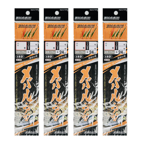 백경 볼락 열기낚시 6본 카드채비 SG-205, 4세트 15,000원