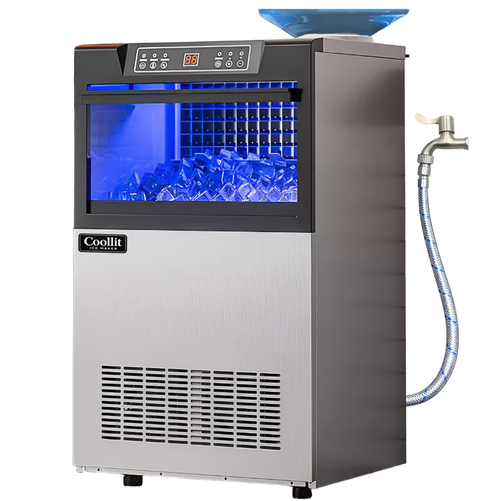 [쿨릿] 일생산 105KG 업소용 제빙기 수도 물통 사각얼음 겸용 카페 대용량 음식점 아이스메이커 519,000원