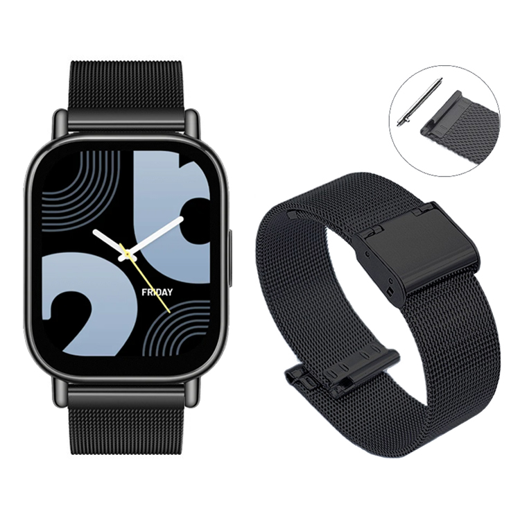 SKENOS 22mm 표준 스트랩 스테인리스 밀레니즈 시계줄 레드미워치5 라이트 액티브 어메이즈핏 갤럭시워치 호환 9,900원