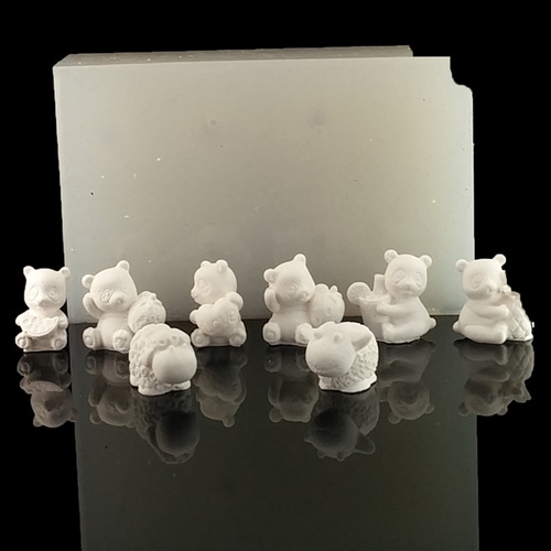 몰드몰 수제몰드 - 팬더 + 양 (8구) 20,000원