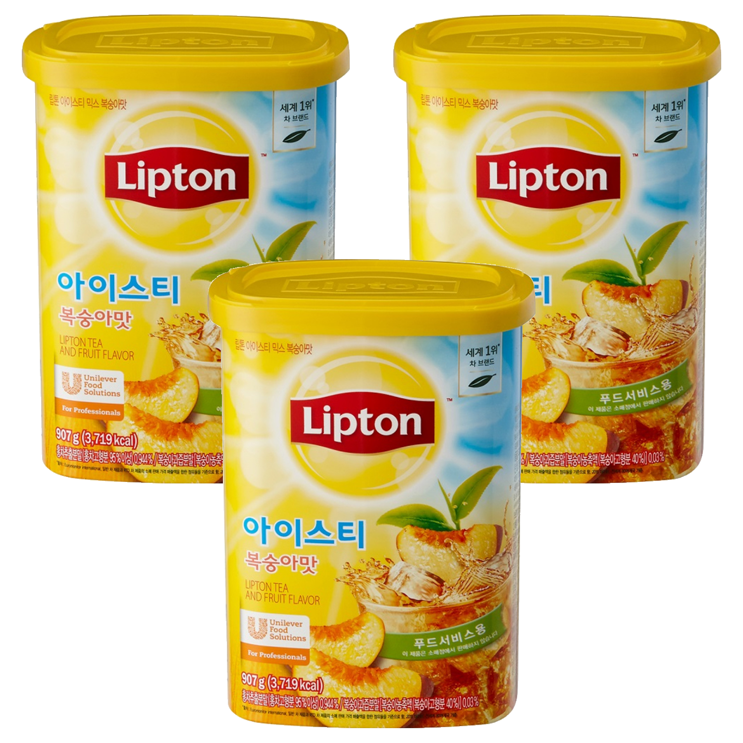 립톤 아이스티 분말 복숭아맛, 907g, 1개입, 3개 27,980원