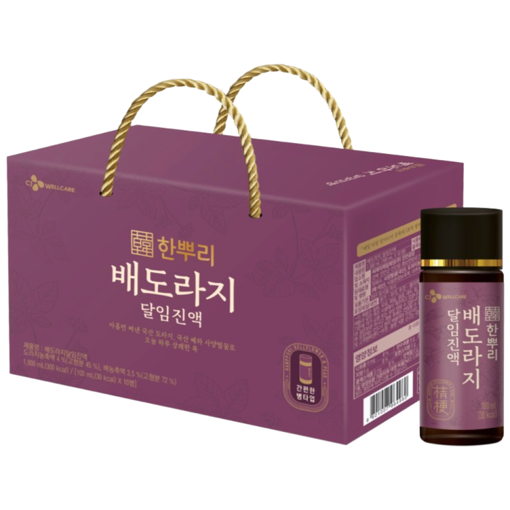 CJ CJ 한뿌리 배도라지, 10개, 100ml 19,900원