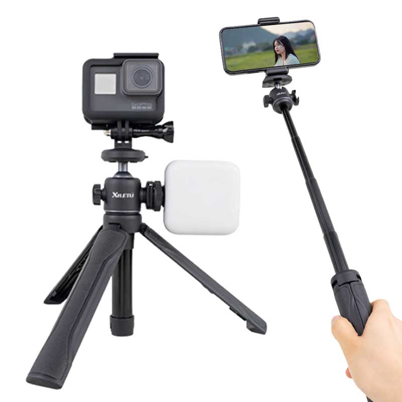 주닉스 Q-5 고프로 호환 쇼티 미니 셀카봉 삼각대 유튜브 브이로그 여행 확장거치대 촬영용품, 1개 17,900원