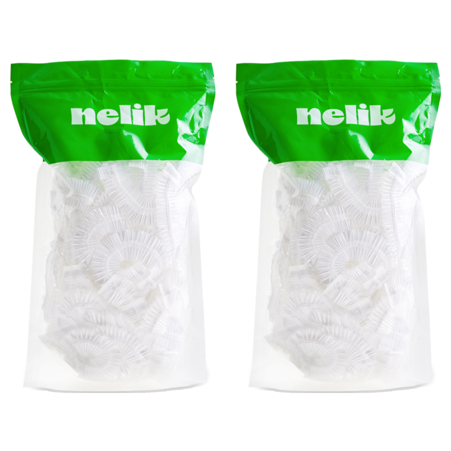 넬릭 퀵 커버 일회용 다용도 비닐 헤어 캡 100p, 투명, 2개 10,600원