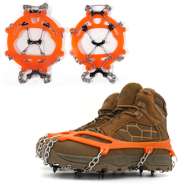 엘마운틴 8POINT 체인 아이젠 겨울 등산 용품, 오렌지 11,800원