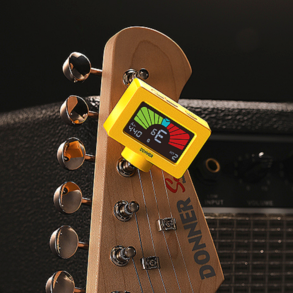 Donner 도너 기타튜너 바이올린 우크렐레 통기타 칼림바 조율기 클립형 튜닝 튜너기 튜닝기 튜너 베이스 현악기 DT-10 옐로우 신기한 자석 마그네틱 29,800원