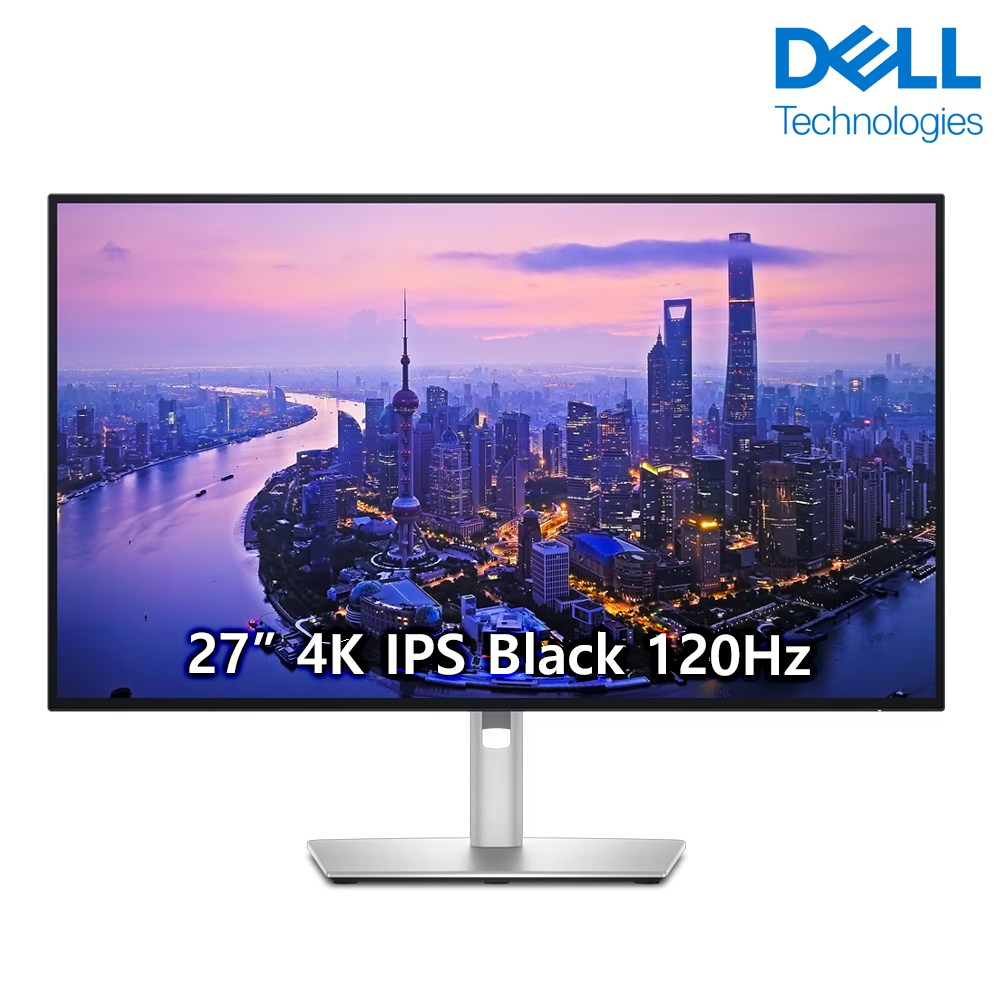 [DELL] 델 울트라샤프 120Hz UHD 4K IPS 블랙 패널 썬더볼트 지원 PIVOT, 68.4cm, 델2725QE 900,000원