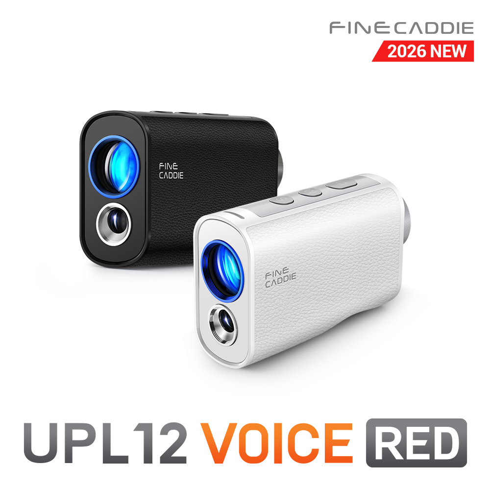 파인캐디 UPL12 VOICE RED 미니 음성인식 골프거리측정기 0.1초 삼각측량 스캔모드 연속측정 369,000원
